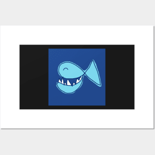 SMILING FISH Posters and Art